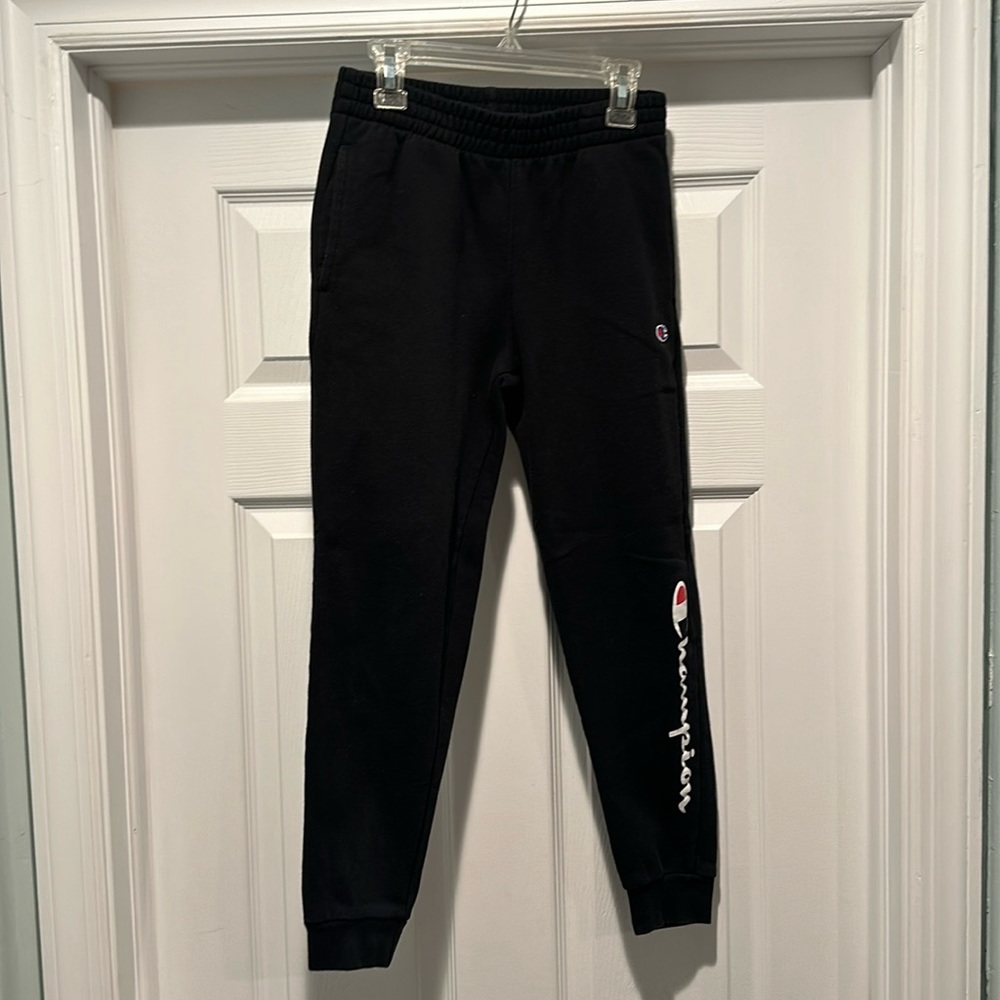 Champion Boys black sweatpants- size M